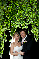 Stephanie and Paul under a tree